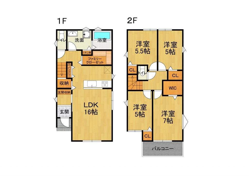 4LDK　枚方市北楠葉町2号棟　